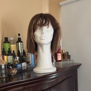 Brown Bob Wig with Bangs